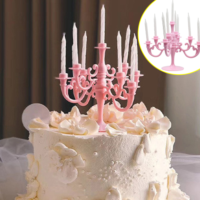 Candle Supplies Luxury - Chandelier de décoration de gâteau, bougie