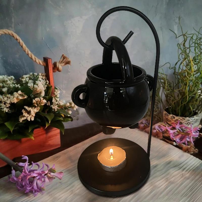 Candle Supplies Essential Oils - Chaudron suspendu brûleur de cire sorcière