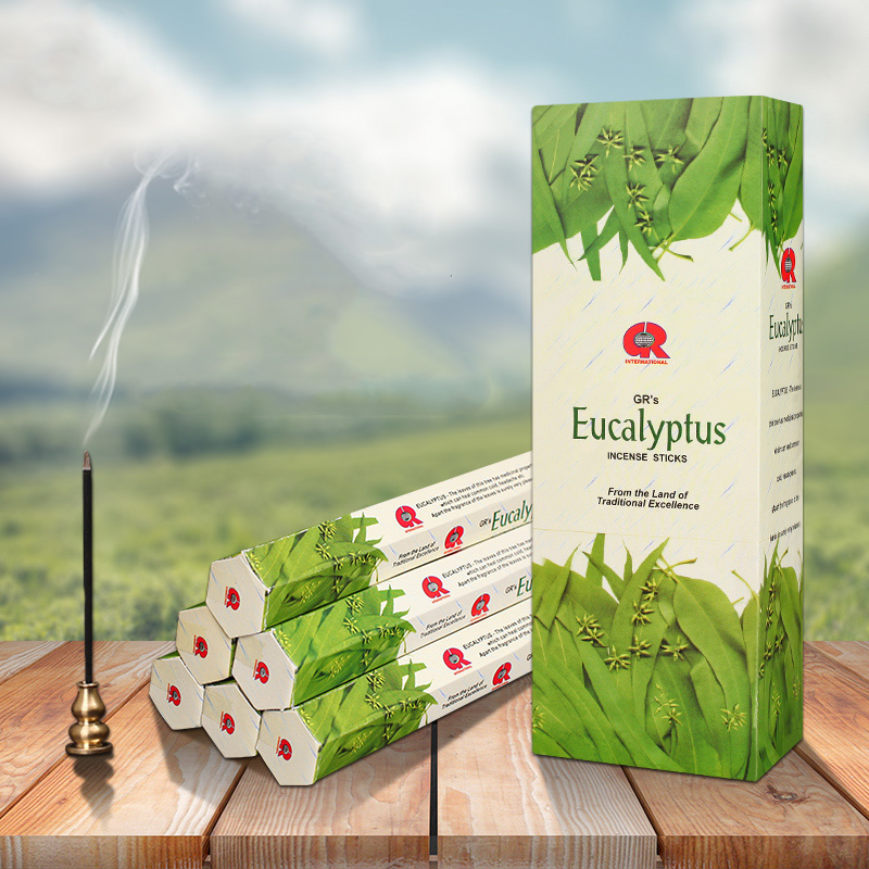 Candle Supplies India - Encens indien à l'eucalyptus, bâton d'encens