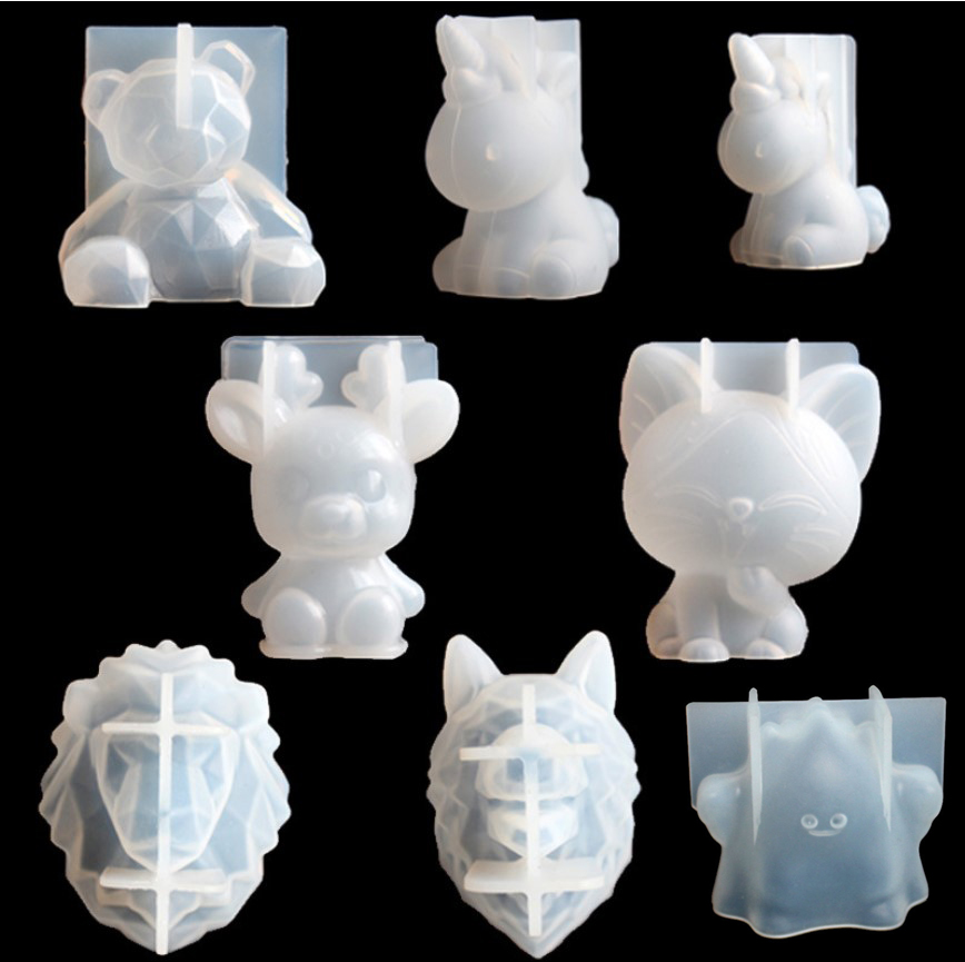 Candle Making Supplies Kit - Moules transparents en résine époxy et