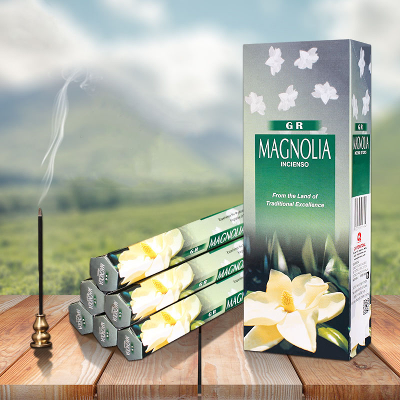 Candle Supplies India - Bâton d'encens indien au magnolia, aromathérapie,