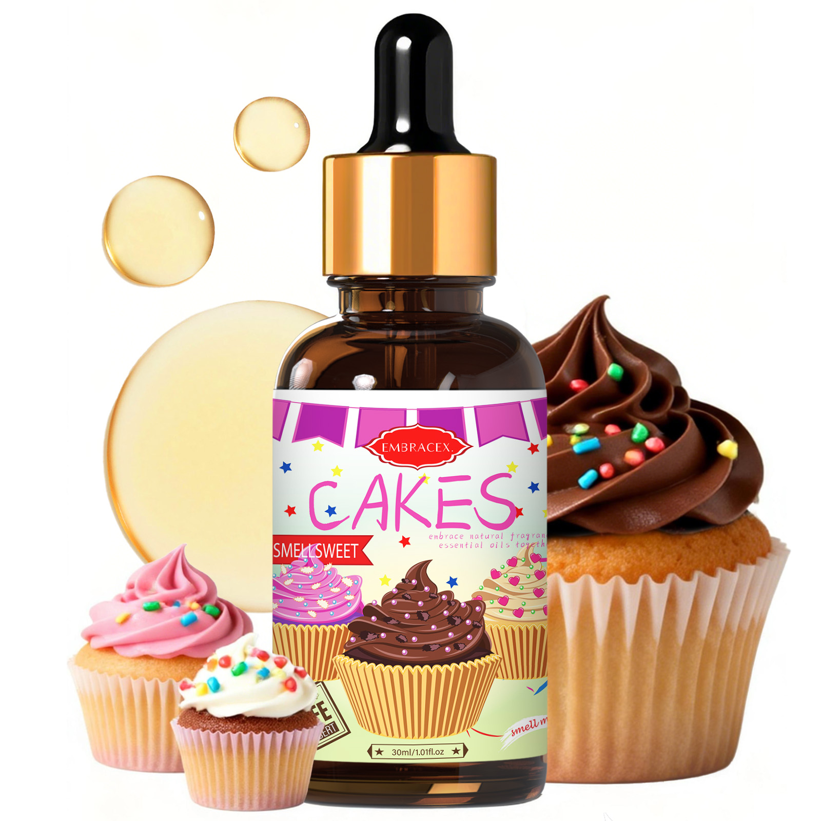 Huile essentielle Cakes de 30m - Candle Supplies Essential Oils avis et prix