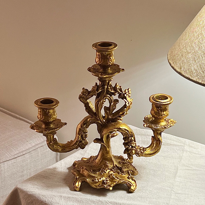 Porte-bougie rétro baroque, dé - Candle Supplies Luxury avis et prix