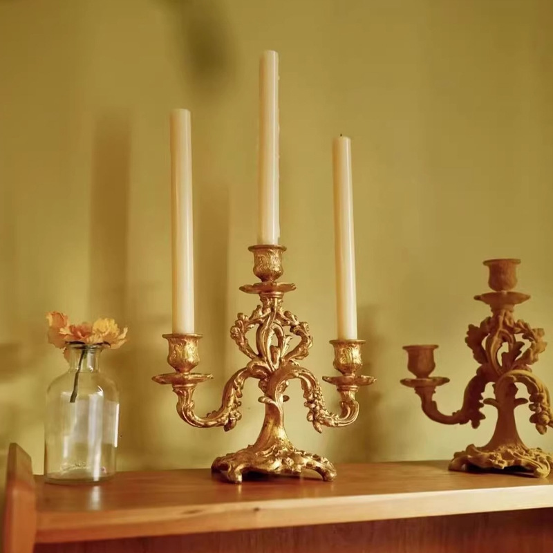 Porte-bougie rétro baroque, dé - Candle Supplies Luxury avis et prix