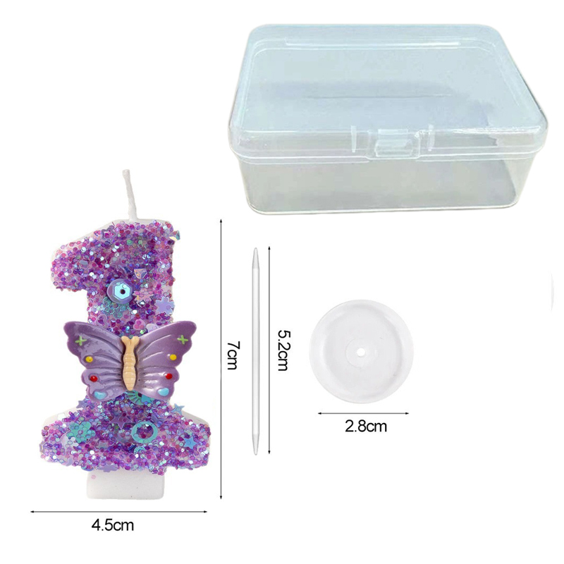 Bougie d'anniversaire papillon - Candle Supplies Luxury avis et prix