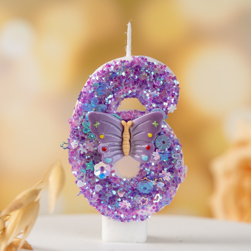 Bougie d'anniversaire papillon - Candle Supplies Luxury avis et prix