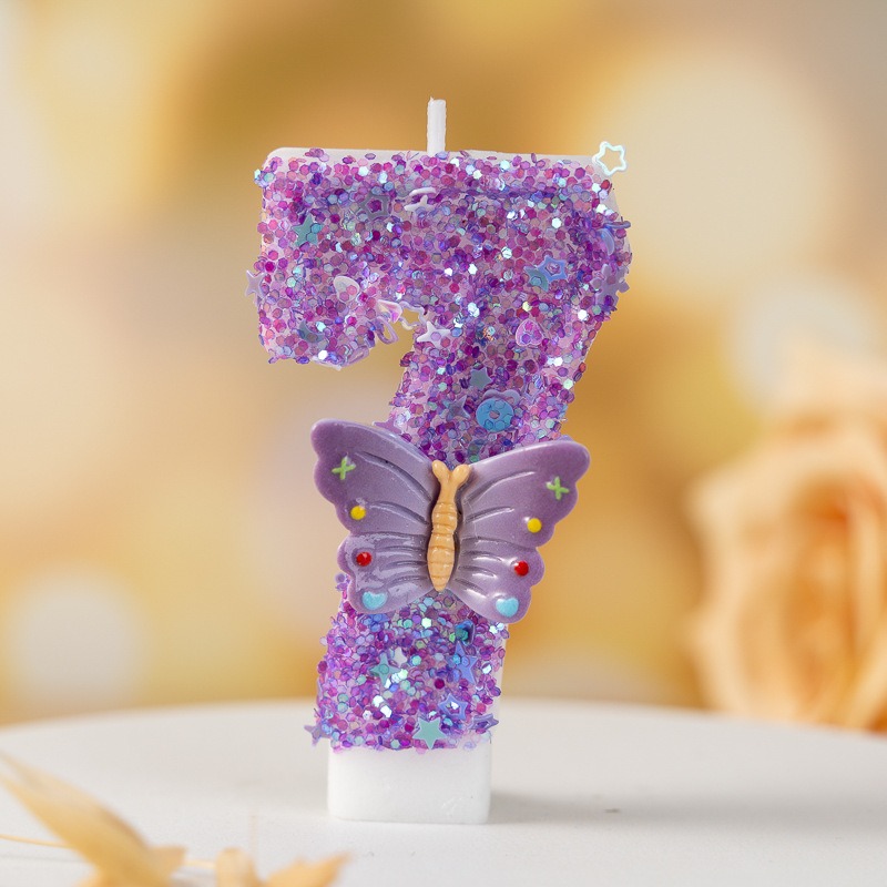 Bougie d'anniversaire papillon - Candle Supplies Luxury avis et prix