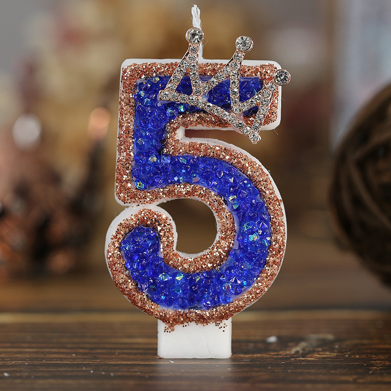 Bougies bleues avec chiffres d - Candle Supplies Luxury avis et prix