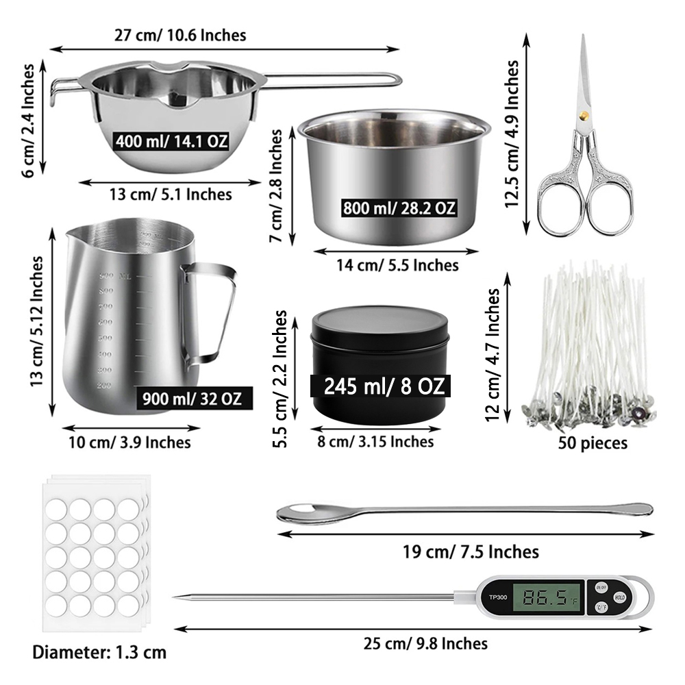 Glintmos Kit de fabrication de - Candle Making Supplies Kit avis et prix