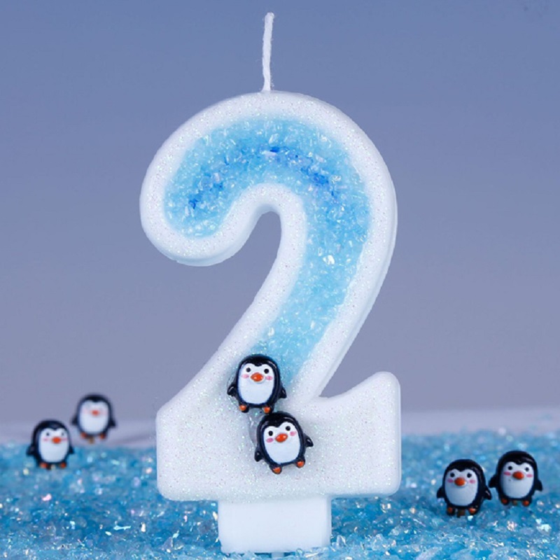 Bougie d'anniversaire bleue po - Candle Supplies Luxury avis et prix