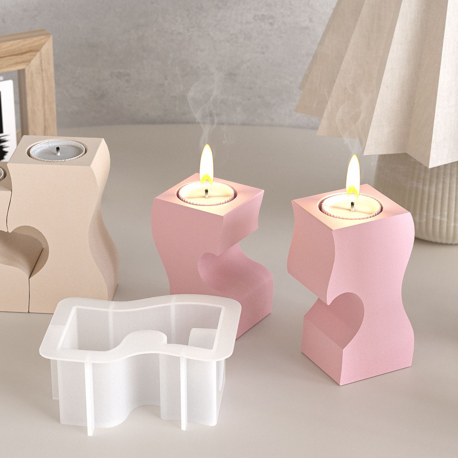 S coeur chandelier Silicone mo - Candle Making Supplies Kit avis et prix
