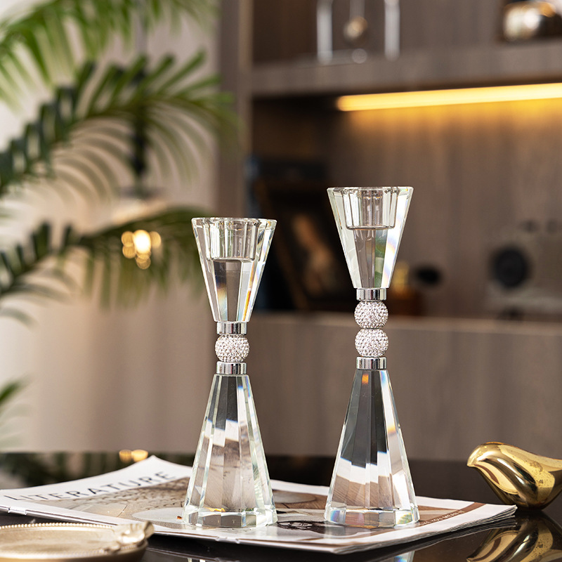 Bougeoir en verre cristal, ens - Candle Supplies Luxury avis et prix