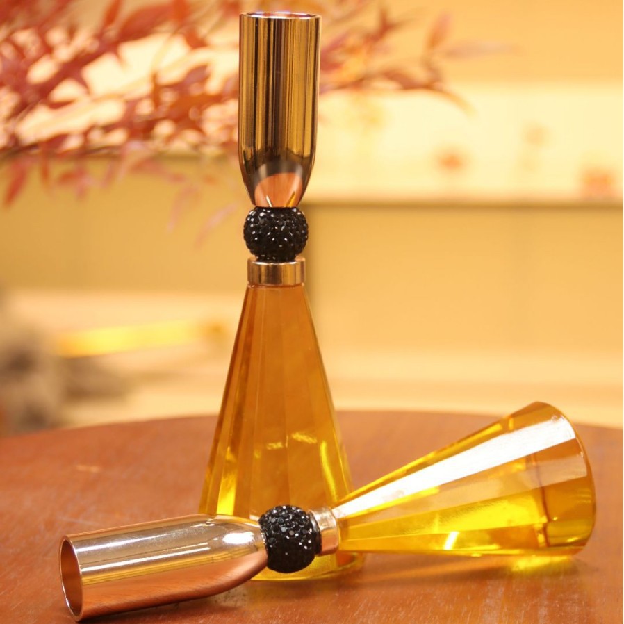 Bougeoir en verre cristal, ens - Candle Supplies Luxury avis et prix