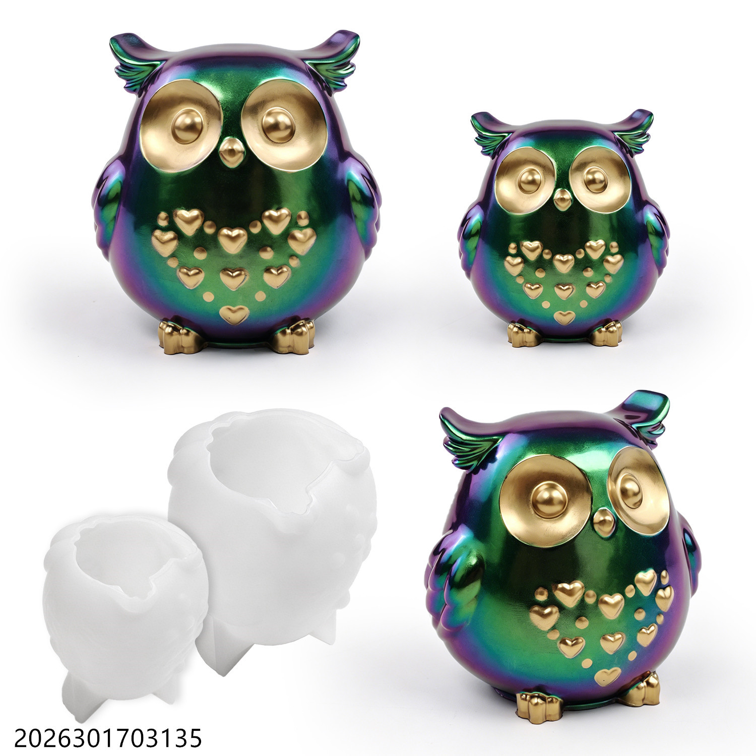 Moule en silicone Hibou 3D en  - Candle Making Supplies Kit avis et prix